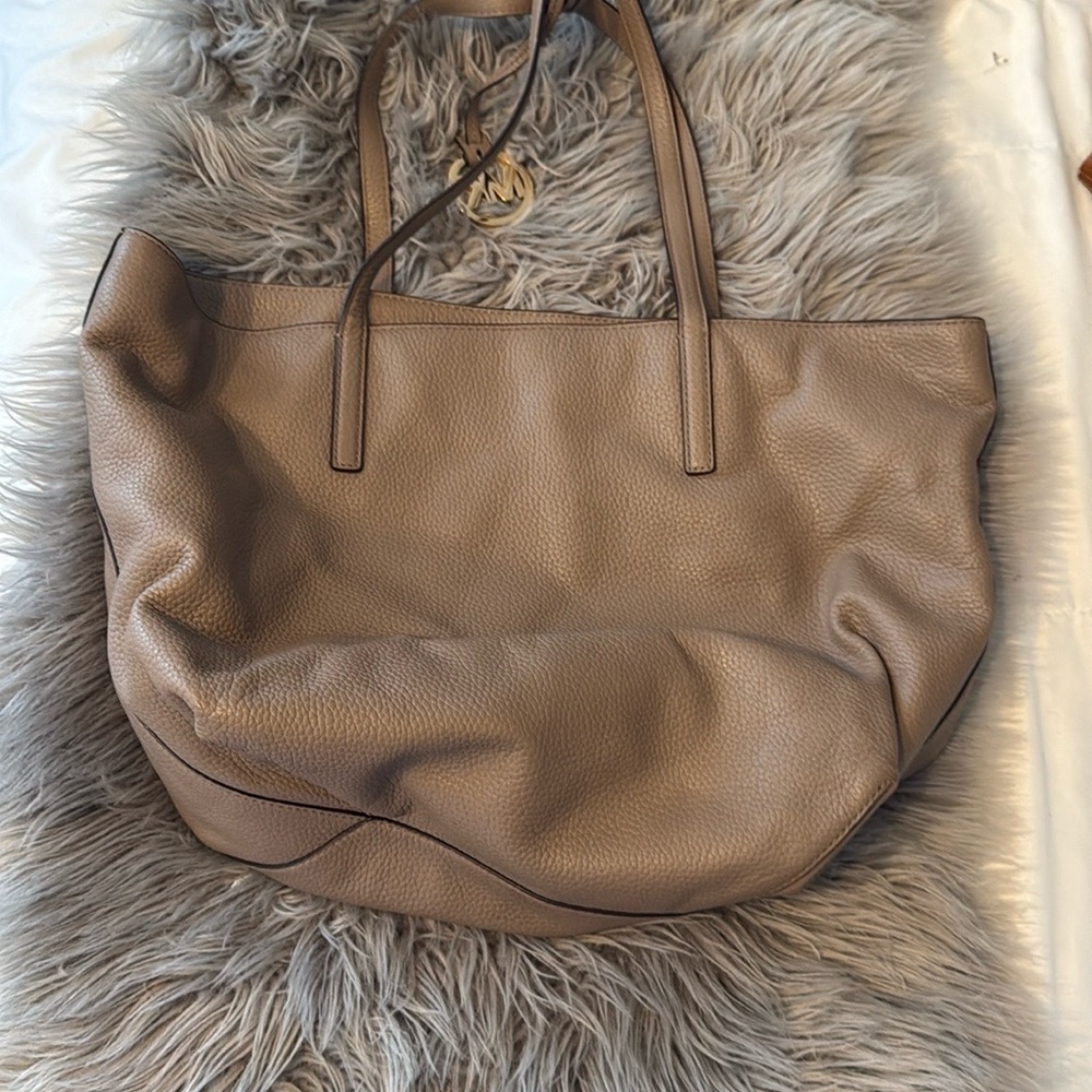 MICHAEL Michael Kors Tan Leather Tote Bag